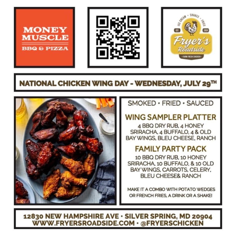 National Chicken Wing Day – Wednesday, July 29