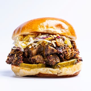Chopped Texas Brisket Sandwich