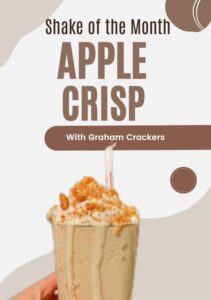 Apple Crisp Milkshake of the Month