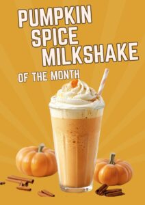 Pumpkin Spice Milkshake of the Month