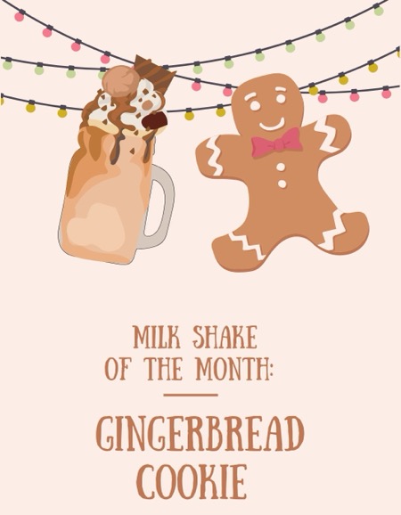 December Shake of the Month - Gingerbread Cookie